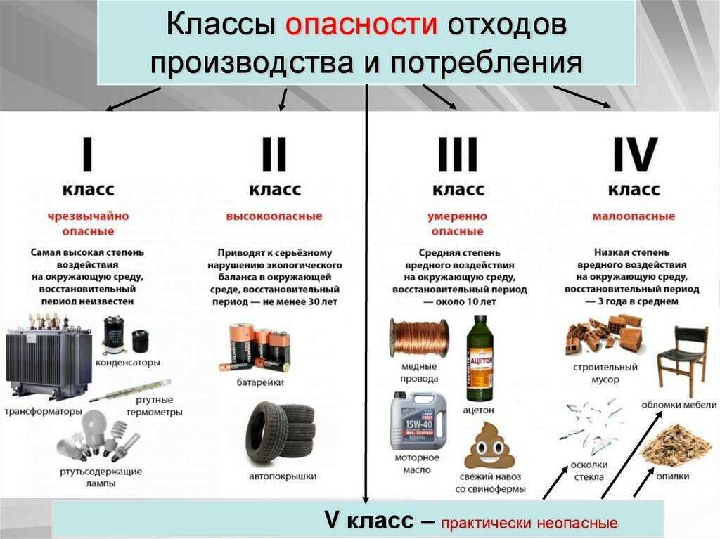 Материалы отнесения отходов к 5 классу опасности образец