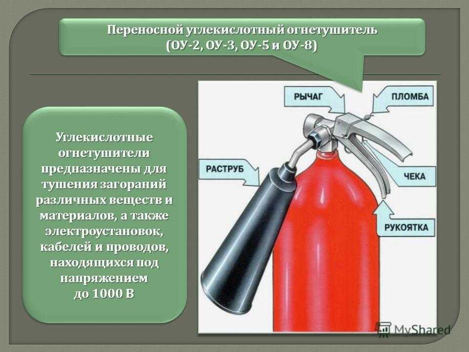 Углекислотный огнетушитель (оу): назначение, применение, принцип действия | ст-авто