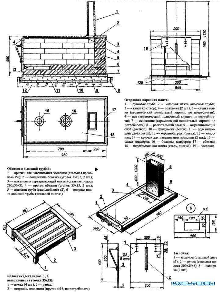 Печь для дачи на дровах своими руками из железа чертежи фото