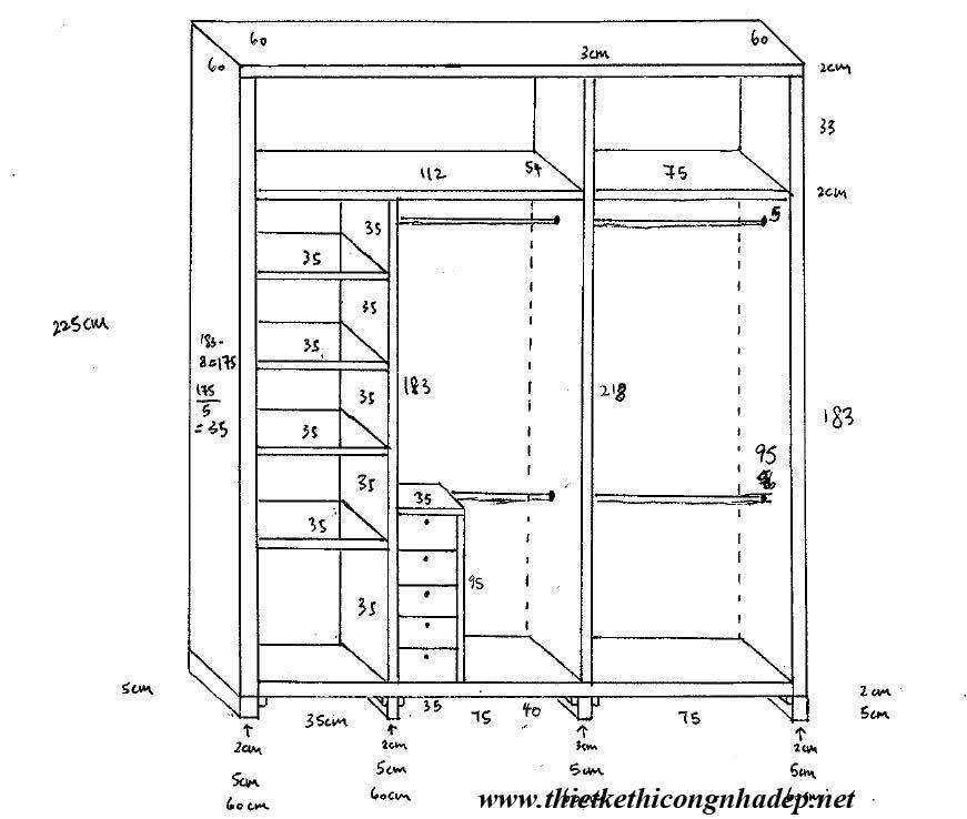 Как сделать встроенный шкаф купе из гипсокартона своими руками в прихожей и спальне: фото, видео