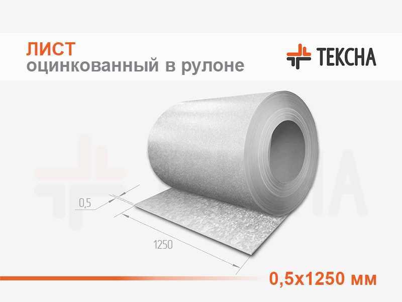 Вес листа оцинкованной стали 0,5, 0,7 и 1 мм 1м2 - таблица и как рассчитать