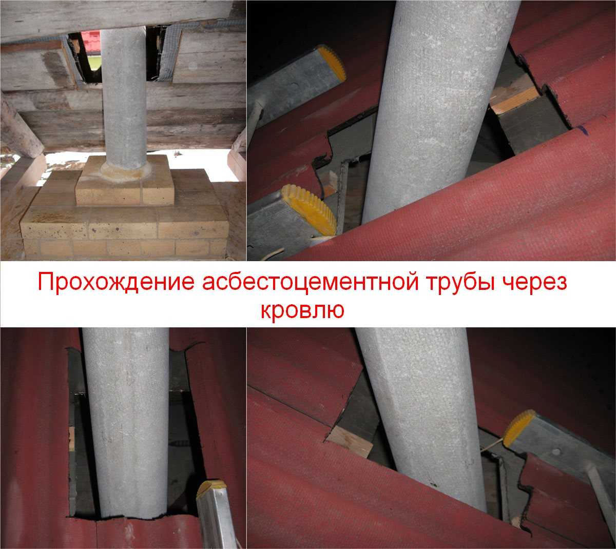 Дымоход из асбестоцементной трубы: честно о сложностях и недостатках
