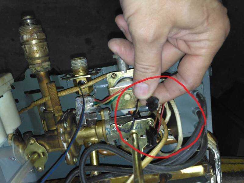 Нет подачи газа в котле бакси