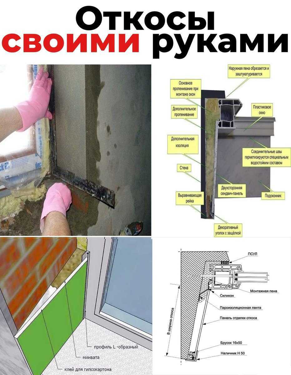 Теплые откосы своими руками: как их сделать и установить на пластиковые окна, и какие материалы применить, а также тонкости монтажа