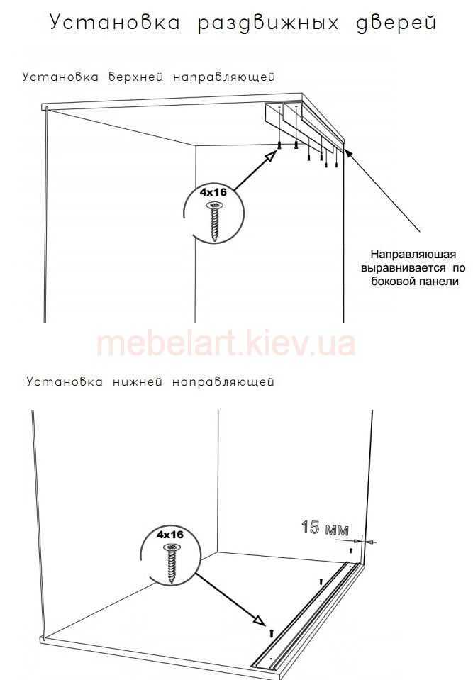 Сборка дверей шкафа купе своими руками: пошаговая инструкция