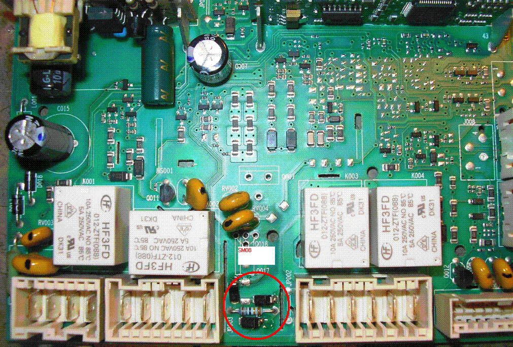 Pcb 16200216505 модуль управления схема