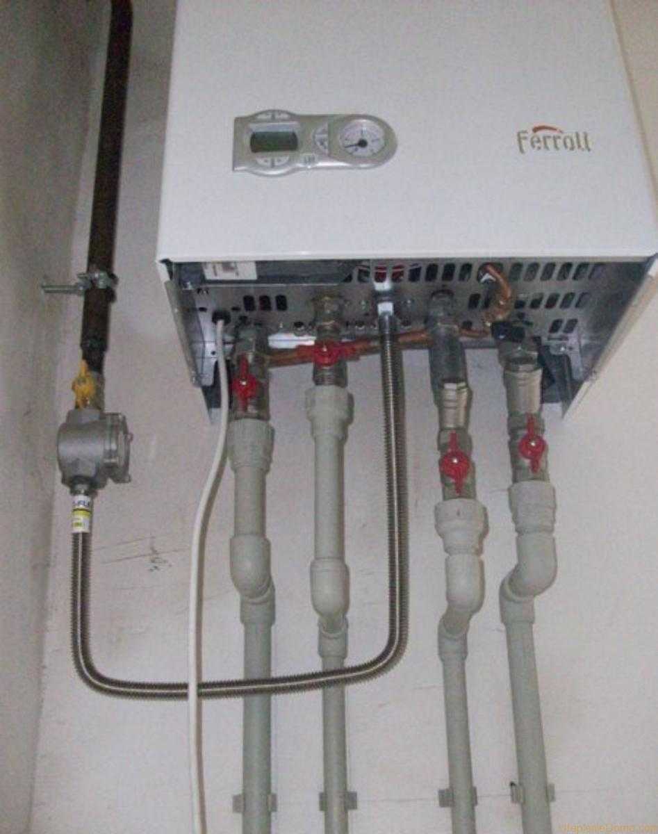 Схема подключения двухконтурного газового котла