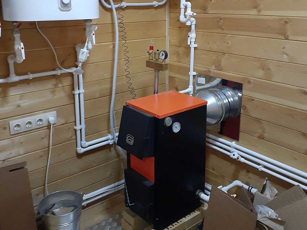Система отопления в частном доме с газовым котлом фото