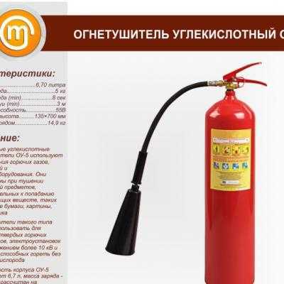 Срок перезарядки порошковых и углекислотных огнетушителей