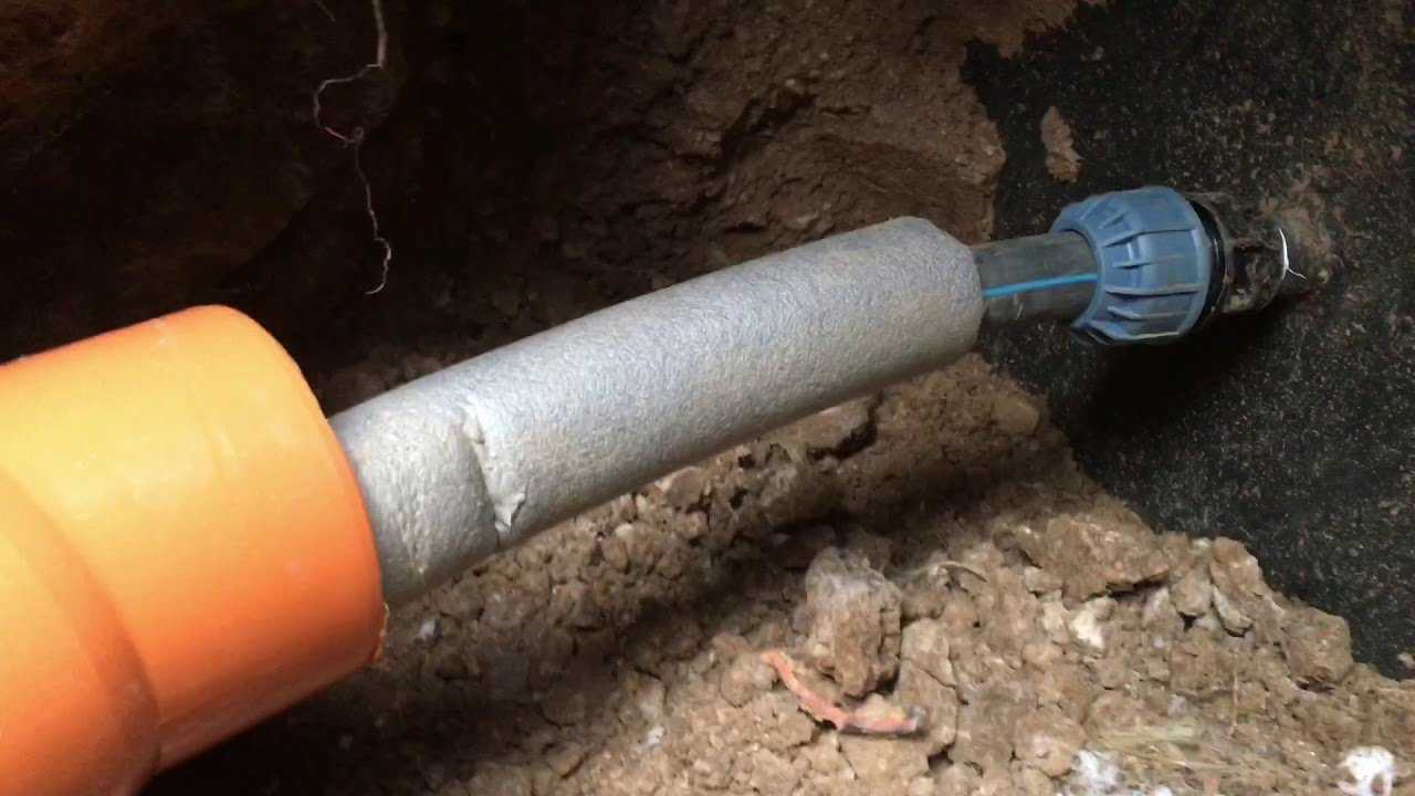 Способы утепления и обогрева подземного водопровода