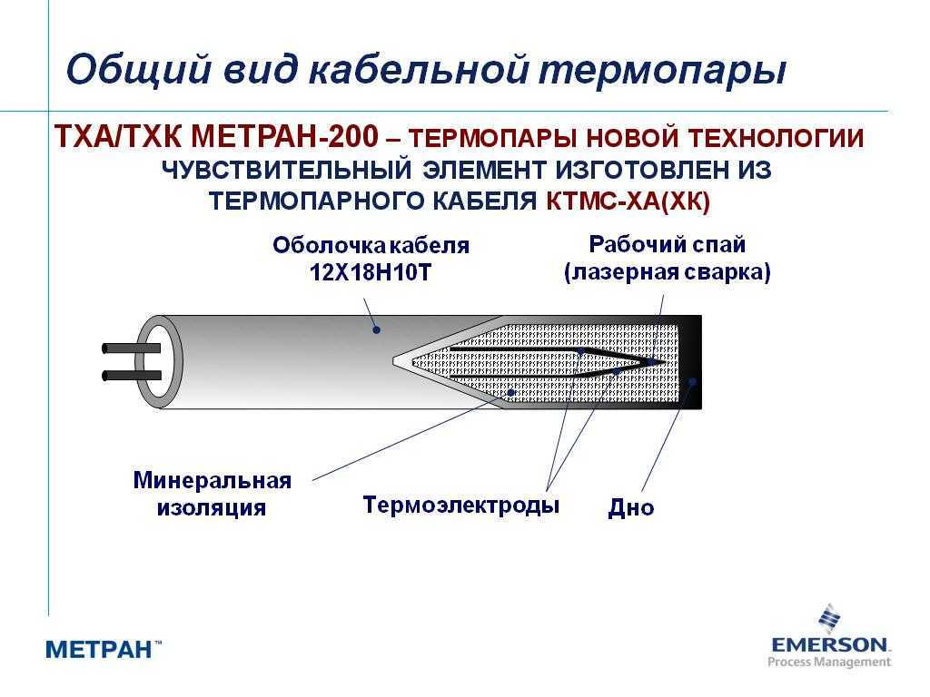Применение термопар для измерения температуры
