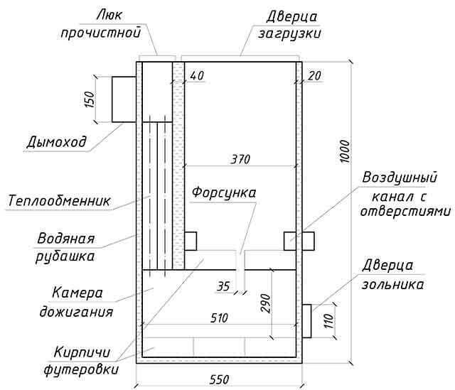 Котел холмова своими руками чертежи