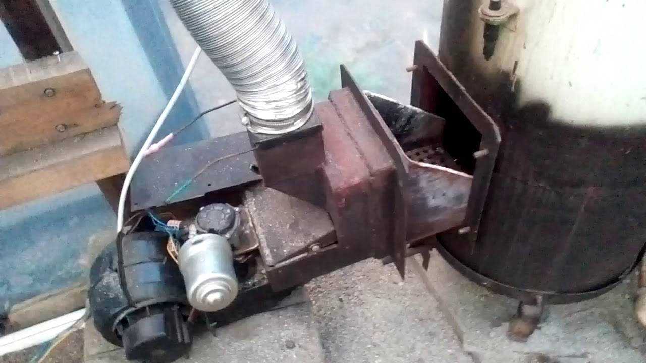Как сделать пеллетную горелку своими руками