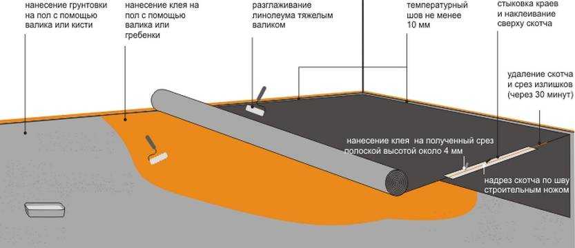 Как правильно класть линолеум своими руками?