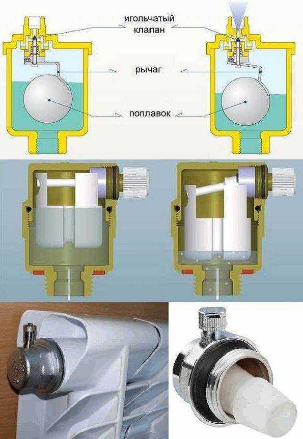 Воздухоотводчики для систем отопления: принцип работы и устройство, разновидности