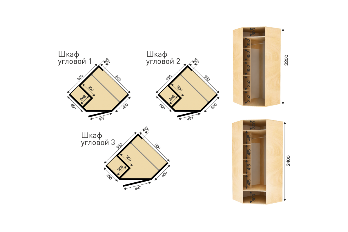 Как сделать угловой шкаф своими руками схемы чертежи