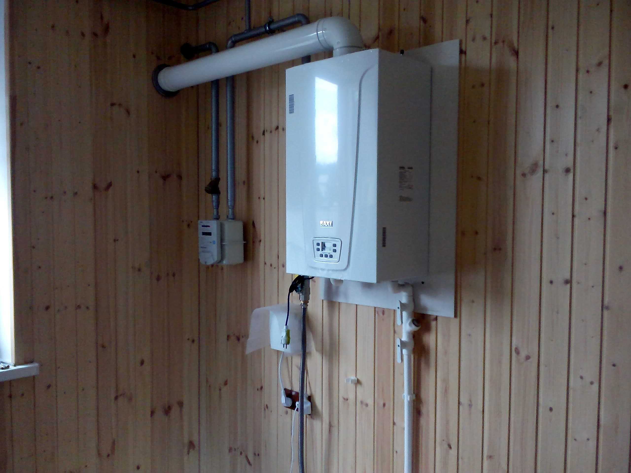 Схема подключения двухконтурного газового котла к системе отопления, а так же как подключить бойлер и коаксиальную трубу